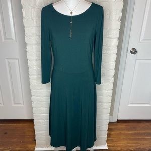 Premise Dresses Forest Green Long Sleeve Dress M